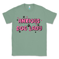 Sage anxious dog lady Classic Tee - MaliasSmallBusiness