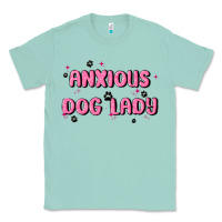 Seafoam anxious dog lady Classic Tee - MaliasSmallBusiness