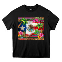 Black mexico and puerto rico Heavy Core Tee - CTS Tumbler Store