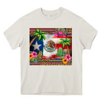 Cream mexico and puerto rico Heavy Core Tee - CTS Tumbler Store
