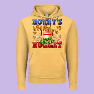 Mommy's Little Nugget Vintage Hoodie Designed By Adodesignshop