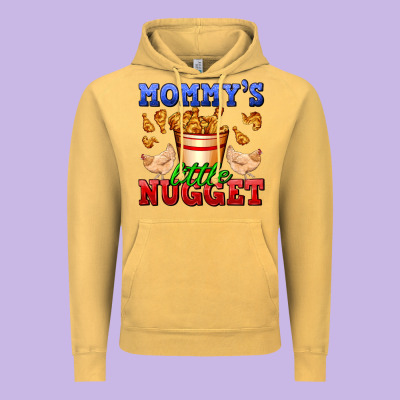 Mommy's Little Nugget Vintage Hoodie Designed By Adodesignshop