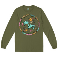 Army Green yo soy inspiration Long Sleeve Tee - MaliasSmallBusiness