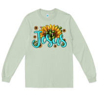 Matcha jesus sunflower Long Sleeve Tee - JahusDesignShop