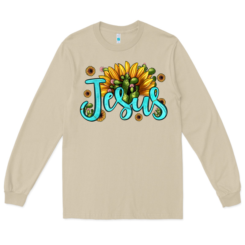 Jesus Sunflower Long Sleeve Tee by JahusDesignShop | Teevron