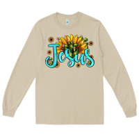Mushroom jesus sunflower Long Sleeve Tee - JahusDesignShop