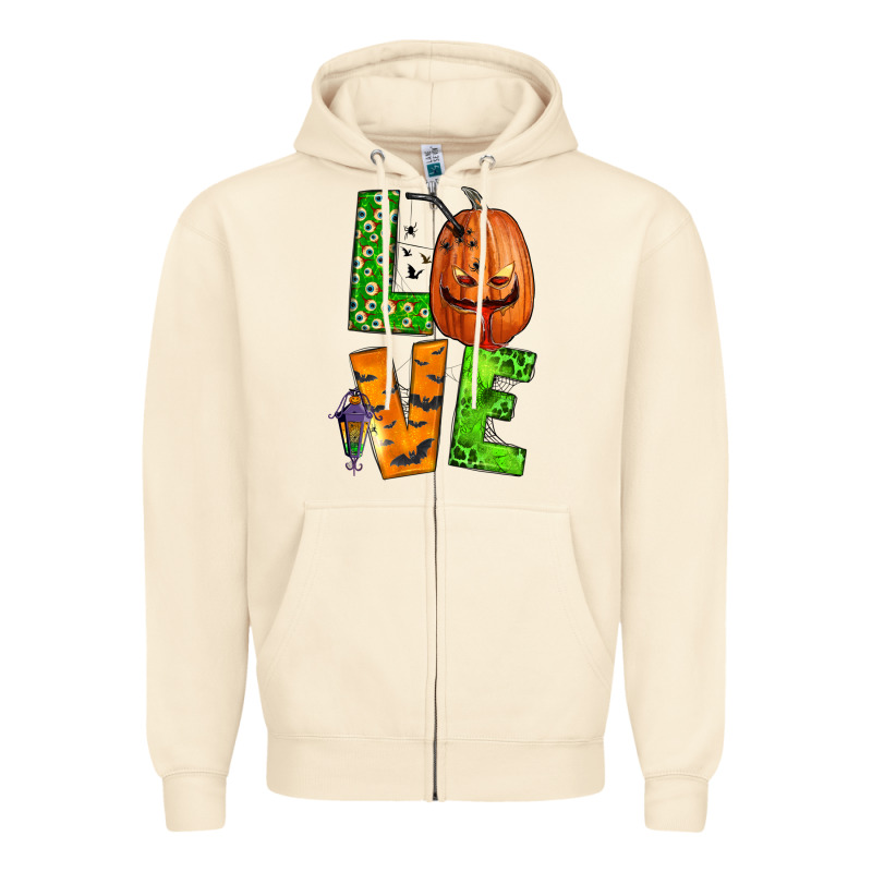 Love Halloween Zipper Hoodie by BundleAndBundleShop | Teevron