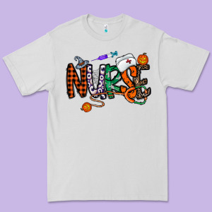 Nurse Halloween Premium Tee Designed By Cowhidedigitalart
