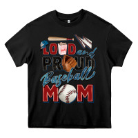 Black loud and proud baseball mom Heavy Core Tee - Zillion Design Studio