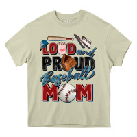 Mossy loud and proud baseball mom Heavy Core Tee - Zillion Design Studio