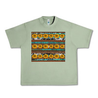 Oil Green sunflowers leopard cowhide turquoise Urban Heavy Tee - BarkalooDesign