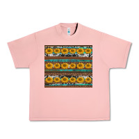 Salmon sunflowers leopard cowhide turquoise Urban Heavy Tee - BarkalooDesign