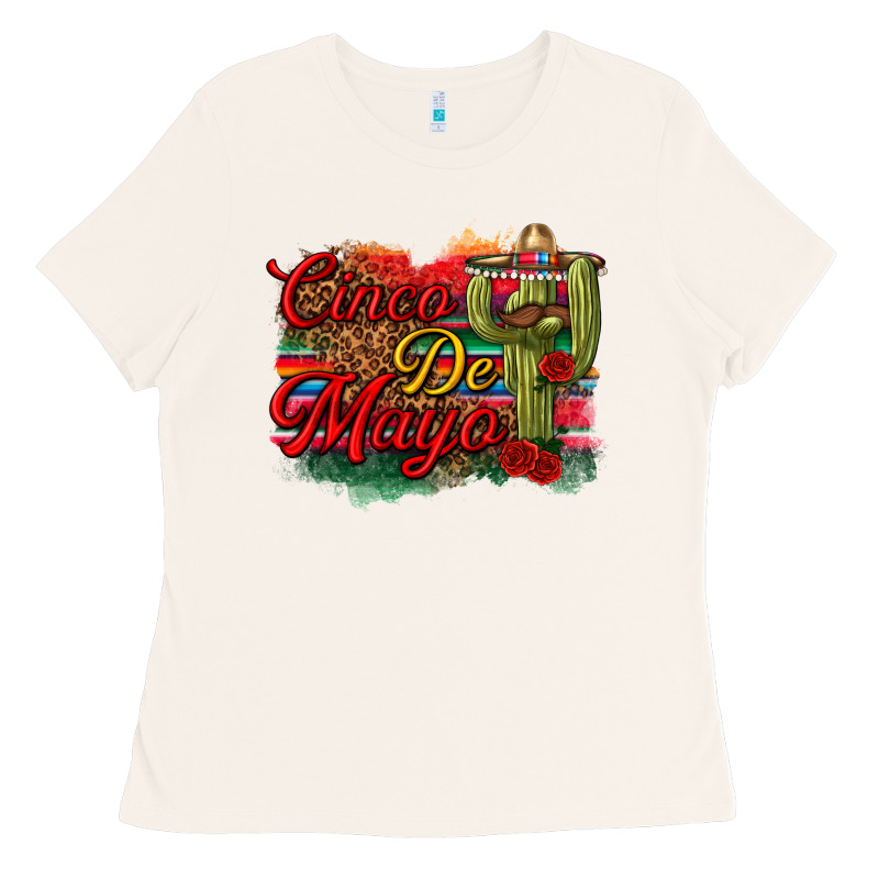 Cinco De Mayo Cactus Ladies Tee by texasbilliewilder | Teevron