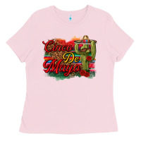 Bubblegum Pink Cinco de Mayo Cactus Ladies Tee - texasbilliewilder