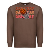 Chestnut Game day game day game day Basketball Premium Sweatshirt - NancyCooperArtShop