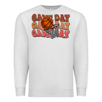 Oatmeal Heather Game day game day game day Basketball Premium Sweatshirt - NancyCooperArtShop