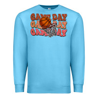 Ocean Blue Game day game day game day Basketball Premium Sweatshirt - NancyCooperArtShop