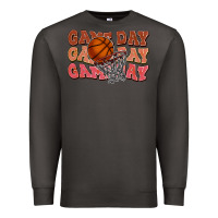 Smoke Game day game day game day Basketball Premium Sweatshirt - NancyCooperArtShop
