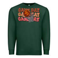 Sports Green Game day game day game day Basketball Premium Sweatshirt - NancyCooperArtShop