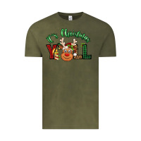 Vintage Olive it's christmas y'all reindeer Vintage Tee - Jasminsmagicworld