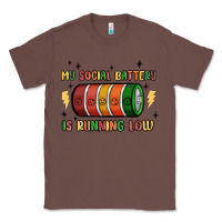 Chestnut social battery Classic Tee - MaliasSmallBusiness