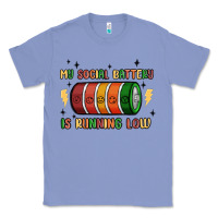 Colony Blue social battery Classic Tee - MaliasSmallBusiness
