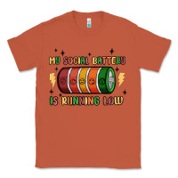 Copper social battery Classic Tee - MaliasSmallBusiness