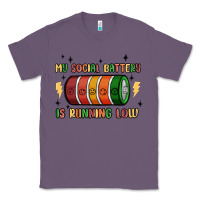 Lavender social battery Classic Tee - MaliasSmallBusiness