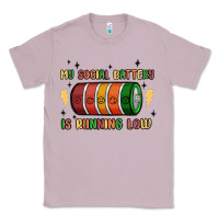 Lilac social battery Classic Tee - MaliasSmallBusiness