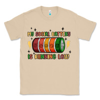 Mushroom social battery Classic Tee - MaliasSmallBusiness