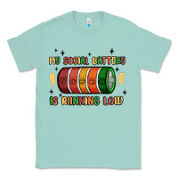 Seafoam social battery Classic Tee - MaliasSmallBusiness