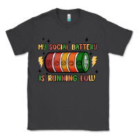 Smoke social battery Classic Tee - MaliasSmallBusiness
