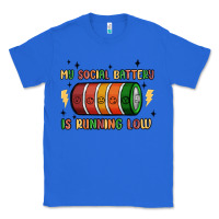 True Royal social battery Classic Tee - MaliasSmallBusiness
