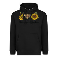 Black Peace Love Sunshine Heavyweight Hoodie - Bettercallsaul