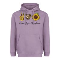 Lavender Peace Love Sunshine Heavyweight Hoodie - Bettercallsaul