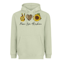 Matcha Peace Love Sunshine Heavyweight Hoodie - Bettercallsaul