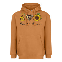 Meerkat Peace Love Sunshine Heavyweight Hoodie - Bettercallsaul