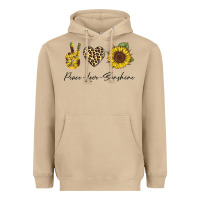 Mushroom Peace Love Sunshine Heavyweight Hoodie - Bettercallsaul
