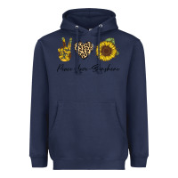 Navy Peace Love Sunshine Heavyweight Hoodie - Bettercallsaul
