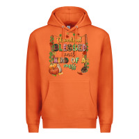 Carrot Thankful blessed and kind of a mess Premium Hoodie - NancyCooperArtShop