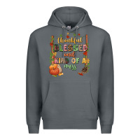 Rock Thankful blessed and kind of a mess Premium Hoodie - NancyCooperArtShop