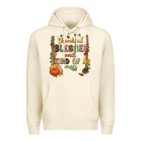 Sandshell Thankful blessed and kind of a mess Premium Hoodie - NancyCooperArtShop