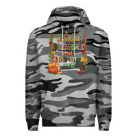 Slate Camo Thankful blessed and kind of a mess Premium Hoodie - NancyCooperArtShop