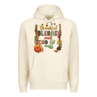 Tofu Thankful blessed and kind of a mess Premium Hoodie - NancyCooperArtShop