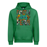 Emerald faith over fear Urban Hoodie - OliviaCreatesArt