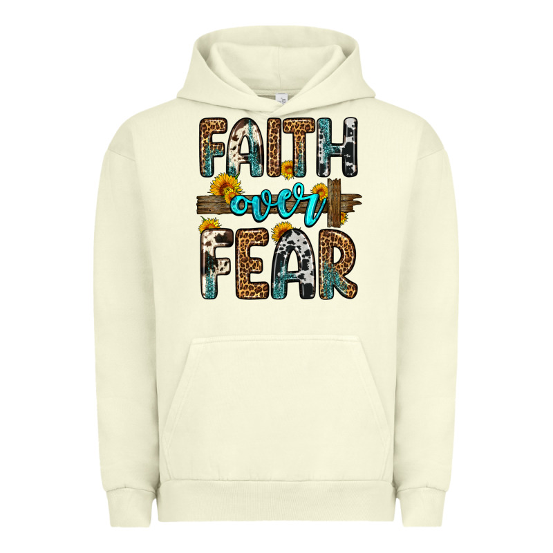 Faith Over Fear Urban Hoodie by OliviaCreatesArt | Teevron