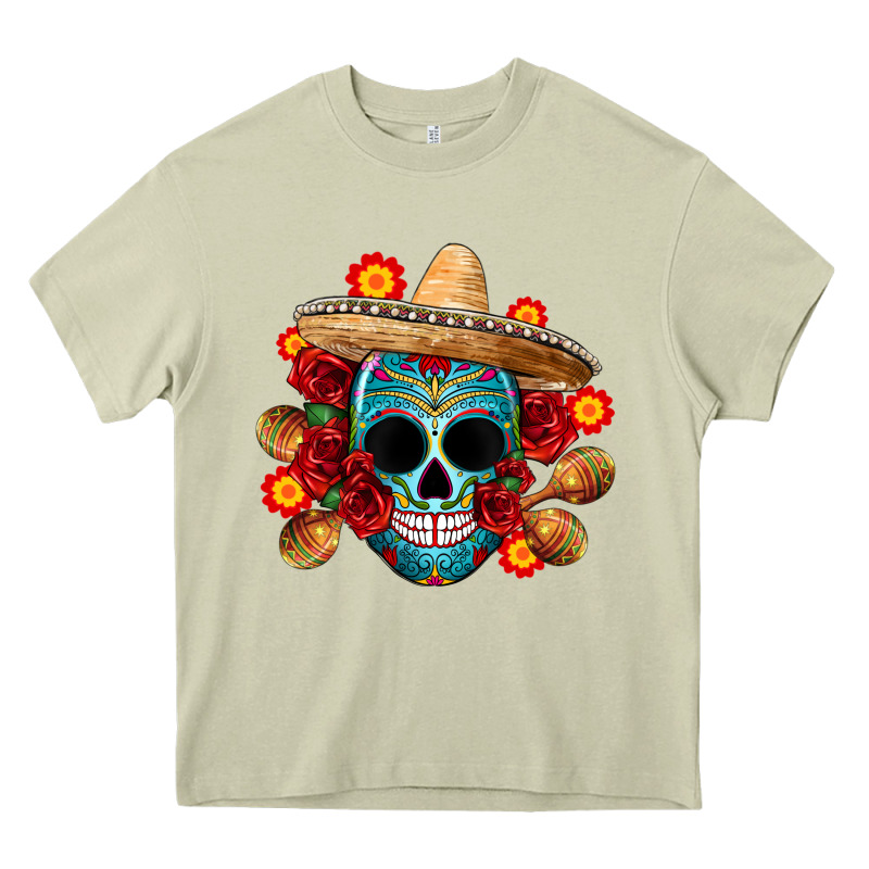 Mexico Skull Heavy Core Tee by CTS Tumbler Store | Teevron