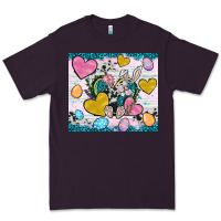 Plum Easter hearts Cowhide tumbler Easter Day Premium Tee - Neo Western
