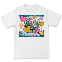 White Easter hearts Cowhide tumbler Easter Day Premium Tee - Neo Western