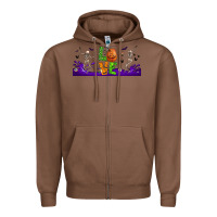 Chestnut love halloween  libbey glass Zipper Hoodie - BundleAndBundleShop